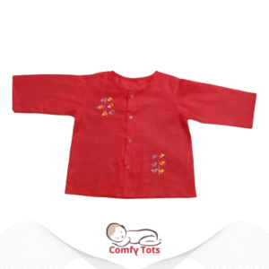 Comfy Tots Embroidery Full-Sleeve Nima – Handmade Cotton Baby Wear (0–10 Years)