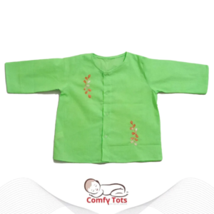 Comfy Tots Embroidery Full-Sleeve Nima – Handmade Cotton Baby Wear (0–10 Years)