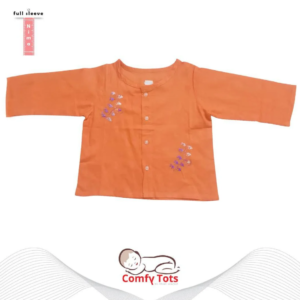 Comfy Tots Embroidery Full-Sleeve Nima – Handmade Cotton Baby Wear (0–10 Years)