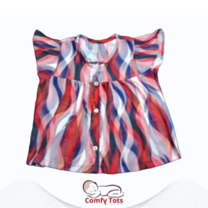 Comfy Tots Embroidery Frock Printed – Handmade Cotton Baby Wear (0–9 Years)