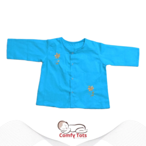 Comfy Tots Embroidery Full-Sleeve Nima – Handmade Cotton Baby Wear (0–10 Years)