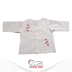 Comfy Tots Embroidery Full-Sleeve Nima – Handmade Cotton Baby Wear (0–10 Years)