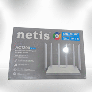 Netis NC63 AC1200 Dual-Band Gigabit MU-MIMO Router – High-Speed Internet for Home & Office