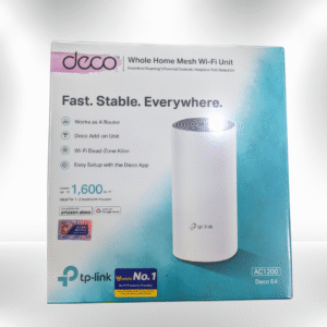 Deco AC1200 E4 Mesh WiFi System – Whole-Home Coverage & Fast Dual-Band Speeds