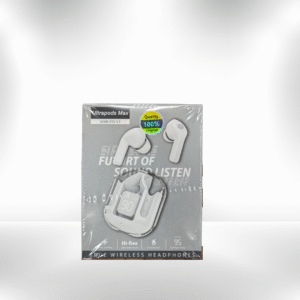 Ultrapods Max Wireless 5.3 Earbuds – True Wireless Bluetooth Earphones with Deep Bass