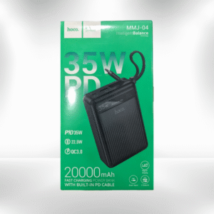 Hoco MMJ04 Power Bank – 20000mAh High-Capacity Fast Charging Portable Charger