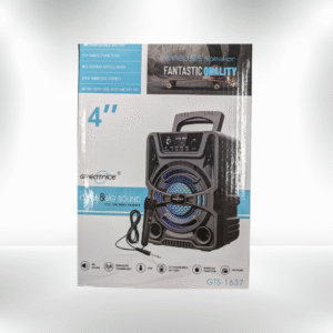 Greatnice GTS-1367 4’’ Wireless Speaker – Portable Bluetooth Soundbox
