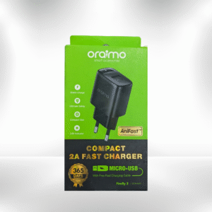 Oraimo OCW-E664 Fast Charger – 2A Wall Adapter for Quick & Safe Charging