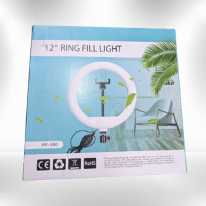 HX300 LED Ring Light – Adjustable Brightness for Photography, Video & Makeup