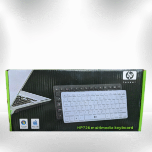 HP 726 Wired Keyboard – Full-Size USB Keyboard for PC & Laptop