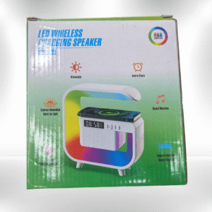 LED Wireless Charging Speaker – Bluetooth Speaker with LED Lights and Qi Charging