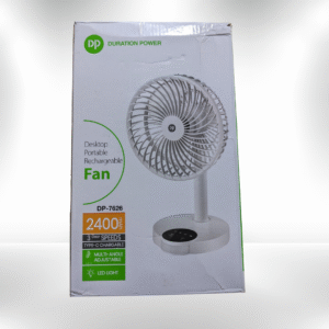 DP 7626 Electric Fan – Portable USB & AC Table Fan for Home and Office